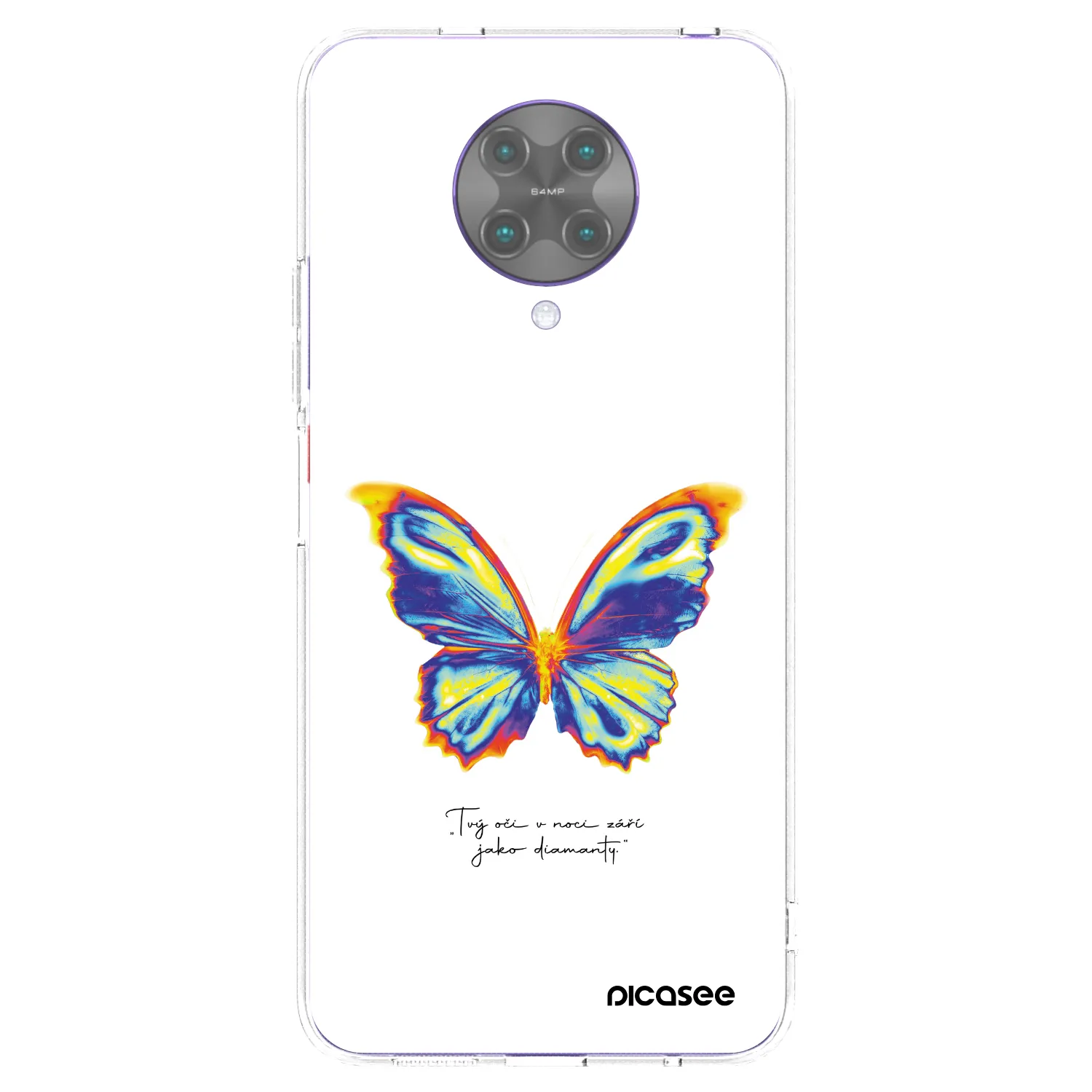 Picasee διαφανής θήκη σιλικόνης Xiaomi Poco F2 Pro - Diamanty White