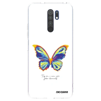 Picasee διαφανής θήκη σιλικόνης Xiaomi Redmi 9 - Diamanty White