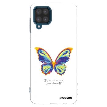 Picasee διαφανής θήκη σιλικόνης Samsung Galaxy A12 A125F - Diamanty White