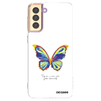 Picasee διαφανής θήκη σιλικόνης Samsung Galaxy S21+ 5G G996F - Diamanty White