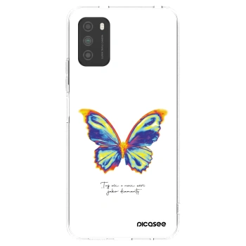 Picasee διαφανής θήκη σιλικόνης Xiaomi Poco M3 - Diamanty White