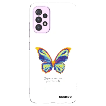 Picasee διαφανής θήκη σιλικόνης Samsung Galaxy A32 5G A326B - Diamanty White