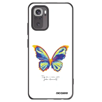 Picasee Μαύρη θήκη σιλικόνης για Xiaomi Redmi Note 10S - Diamanty White