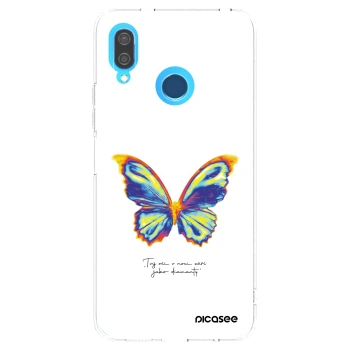 Picasee διαφανής θήκη σιλικόνης Huawei P20 Lite - Diamanty White
