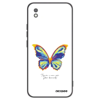 Picasee Μαύρη θήκη σιλικόνης για Xiaomi Redmi 9AT - Diamanty White