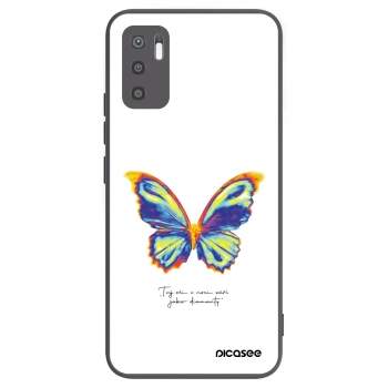 Picasee Μαύρη θήκη σιλικόνης για Xiaomi Redmi Note 10 5G - Diamanty White