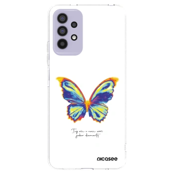 Picasee διαφανής θήκη σιλικόνης Samsung Galaxy A32 4G SM-A325F - Diamanty White