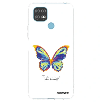 Picasee διαφανής θήκη σιλικόνης Realme C21 - Diamanty White