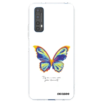 Picasee διαφανής θήκη σιλικόνης Realme 7 - Diamanty White