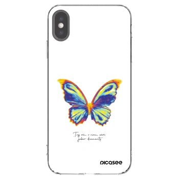 Picasee διαφανής θήκη σιλικόνης Apple iPhone XS Max - Diamanty White