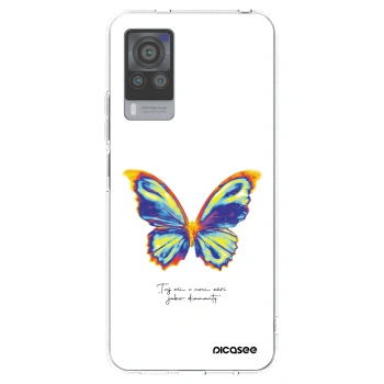 Picasee διαφανής θήκη σιλικόνης Vivo X60 Pro 5G - Diamanty White