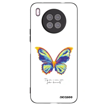 Picasee Μαύρη θήκη σιλικόνης για Huawei Nova 8i - Diamanty White