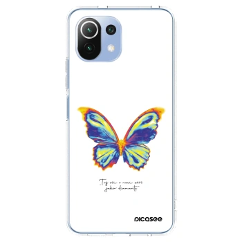 Picasee διαφανής θήκη σιλικόνης Xiaomi 11 Lite 5G NE - Diamanty White