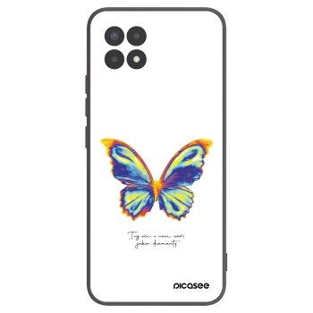 Picasee Μαύρη θήκη σιλικόνης για Realme 8i - Diamanty White