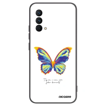 Picasee Μαύρη θήκη σιλικόνης για Realme GT Master Edition 5G - Diamanty White