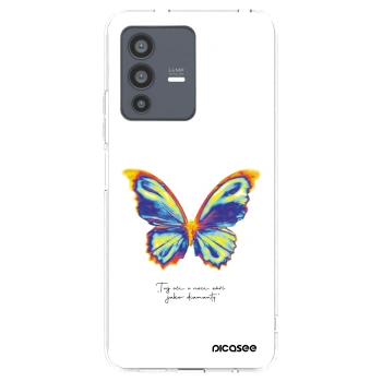 Picasee διαφανής θήκη σιλικόνης Vivo V23 5G - Diamanty White