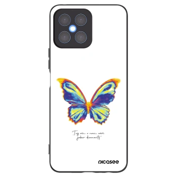 Picasee Μαύρη θήκη σιλικόνης για Honor X8 4G - Diamanty White