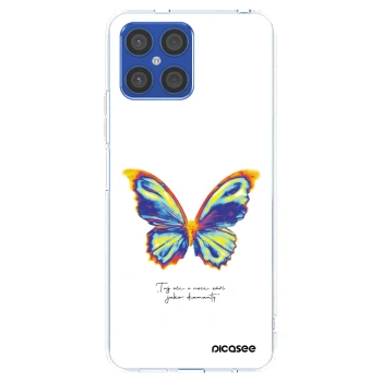Picasee διαφανής θήκη σιλικόνης Honor X8 4G - Diamanty White