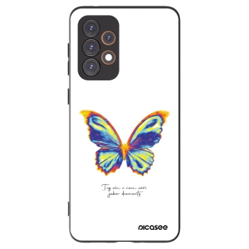 Picasee Μαύρη θήκη σιλικόνης για Samsung Galaxy A33 5G A336 - Diamanty White