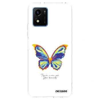 Picasee διαφανής θήκη σιλικόνης Vivo Y01 - Diamanty White