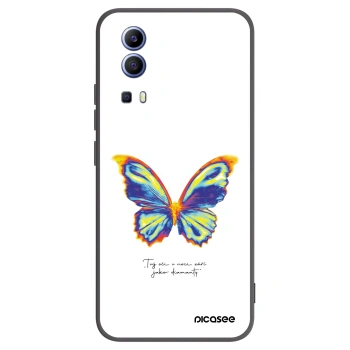 Picasee Μαύρη θήκη σιλικόνης για Vivo Y52 5G - Diamanty White