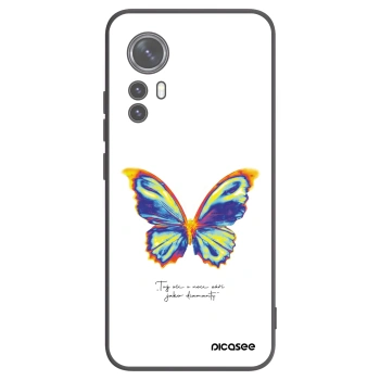 Picasee Μαύρη θήκη σιλικόνης για Xiaomi 12X - Diamanty White