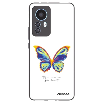 Picasee Μαύρη θήκη σιλικόνης για Xiaomi 12T Pro - Diamanty White