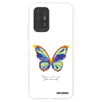 Picasee διαφανής θήκη σιλικόνης OPPO A94 5G - Diamanty White