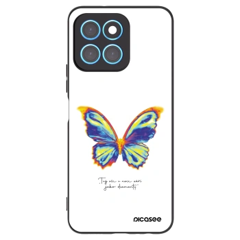Picasee Μαύρη θήκη σιλικόνης για Honor X6 - Diamanty White