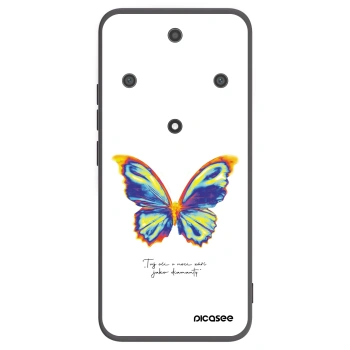 Picasee Μαύρη θήκη σιλικόνης για Honor Magic5 Lite 5G - Diamanty White