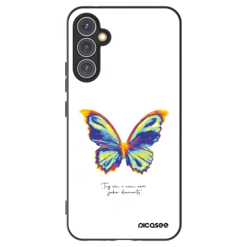 Picasee Μαύρη θήκη σιλικόνης για Samsung Galaxy A34 5G A346B - Diamanty White