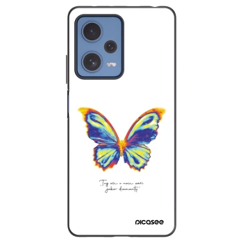 Picasee Μαύρη θήκη σιλικόνης για Xiaomi Redmi Note 12 Pro 5G - Diamanty White