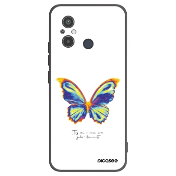 Picasee Μαύρη θήκη σιλικόνης για Xiaomi Redmi 12C - Diamanty White