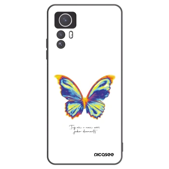 Picasee Μαύρη θήκη σιλικόνης για Xiaomi Redmi Note 12S - Diamanty White