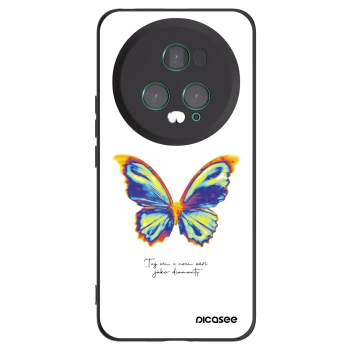 Picasee Μαύρη θήκη σιλικόνης για Honor Magic5 Pro - Diamanty White