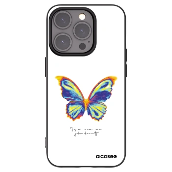 Picasee Μαύρη θήκη σιλικόνης για Apple iPhone 15 Pro - Diamanty White