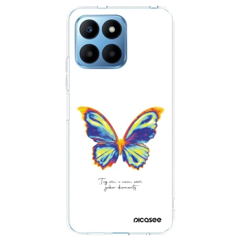 Picasee διαφανής θήκη σιλικόνης Honor 70 Lite - Diamanty White