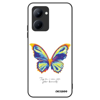 Θήκη για Realme C33 (2023) - Diamanty White