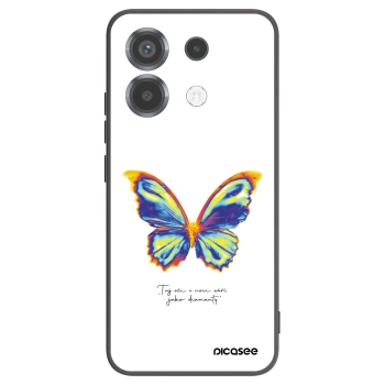 Picasee Μαύρη θήκη σιλικόνης για Xiaomi Poco X6 - Diamanty White