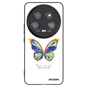 Picasee Μαύρη θήκη σιλικόνης για Xiaomi 14 Ultra - Diamanty White