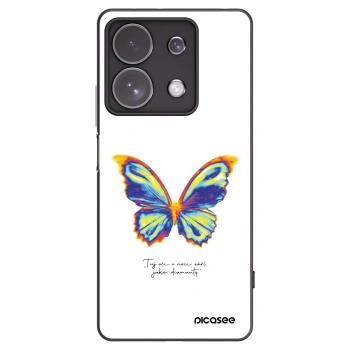Picasee Μαύρη θήκη σιλικόνης για Xiaomi Redmi Note 13 Pro 4G - Diamanty White