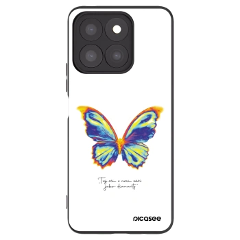 Picasee Μαύρη θήκη σιλικόνης για Honor X8b - Diamanty White