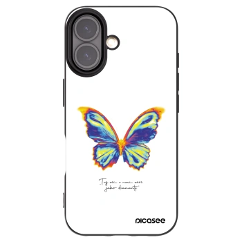 Picasee Μαύρη θήκη σιλικόνης για Apple iPhone 16 - Diamanty White