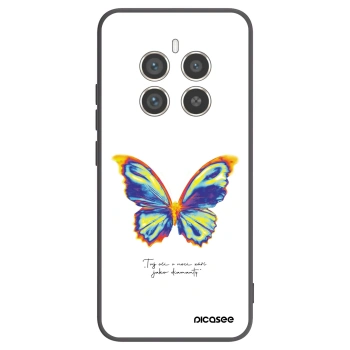 Picasee Μαύρη θήκη σιλικόνης για Realme 12 Pro 5G - Diamanty White