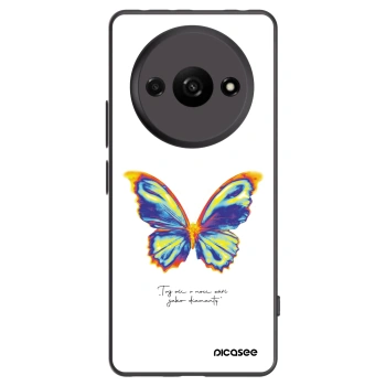 Picasee Μαύρη θήκη σιλικόνης για Xiaomi Redmi A3 - Diamanty White