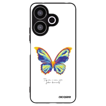 Picasee Μαύρη θήκη σιλικόνης για Xiaomi Redmi 13 4G - Diamanty White