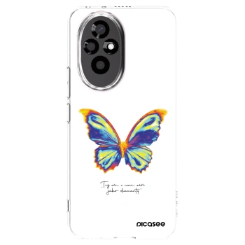 Picasee διαφανής θήκη σιλικόνης Honor 200 Pro 5G - Diamanty White