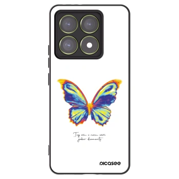 Picasee Μαύρη θήκη σιλικόνης για Xiaomi 14T - Diamanty White