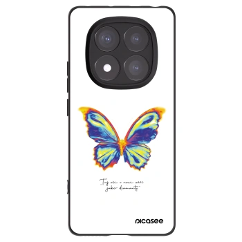 Picasee Μαύρη θήκη σιλικόνης για Xiaomi Redmi Note 14 Pro+ 5G - Diamanty White