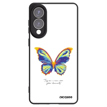 Picasee Μαύρη θήκη σιλικόνης για Samsung Galaxy S25 Edge 5G - Diamanty White